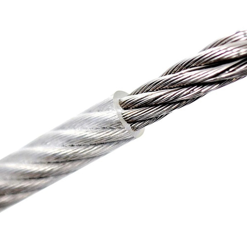 Stainless Steel Cables - Standard Size, Silver Color, Stainless Steel Shield Material | Easy to Use, Higher Strength, Industrial Application