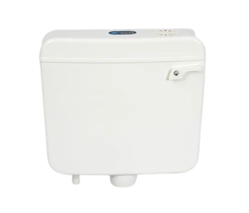 White Top Push Flush Tank