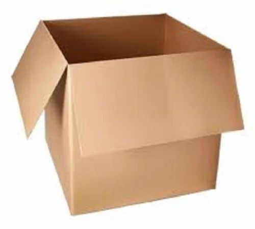 9 Ply Rectangular Brown Virgin Kraft Corrugated Packaging Box - 10 Kg Weight Capacity, Ideal for Healthcare Applications