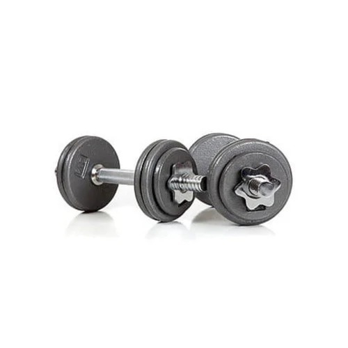 Adjustable Cast Iron Dumbbells - Round Shape Commercial Grade Non-Adjustable | Gain Strength Tone Up Muscle Manual Operation Ideal for Bicep Exercises