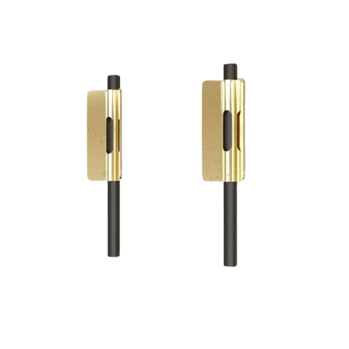 Extra Long Wardrobes Handles - Aluminum Metal, Pull Type, Golden Color | Stylish And Durable Cabinet Fitting For Enhanced Aesthetics