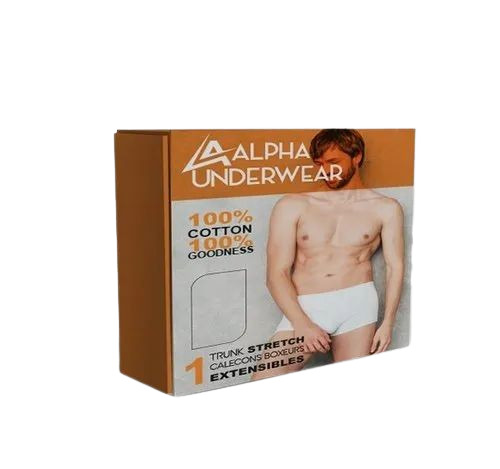 Mens Underwear Packaging Box