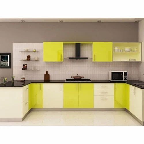 Modular Kitchen - Counter Top Size: Composite Acrylic