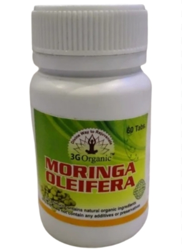 Moringa Oleifera - 60 Tablets | Vegan-Friendly, Nutrient-Rich Detox with Chlorophyll, High Fiber, Energy Enhancer for Adults