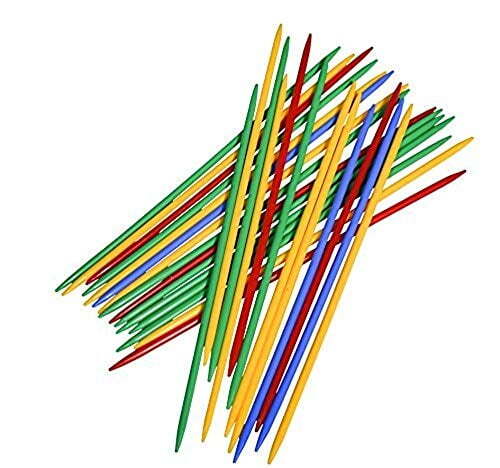 Multi-Color Plastic Sticks - Durable, Eco-Friendly Material | Versatile Plain Design, Ideal for Crafting
