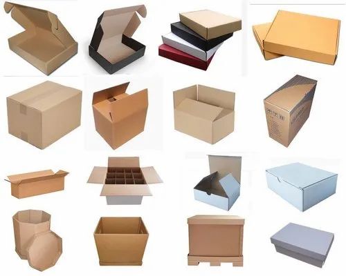 Customized Corrugated Box - Double Wall 5 Ply, Holds 11-25 Kg | Moisture Proof, Handmade, Flexo Printed, Multi Color