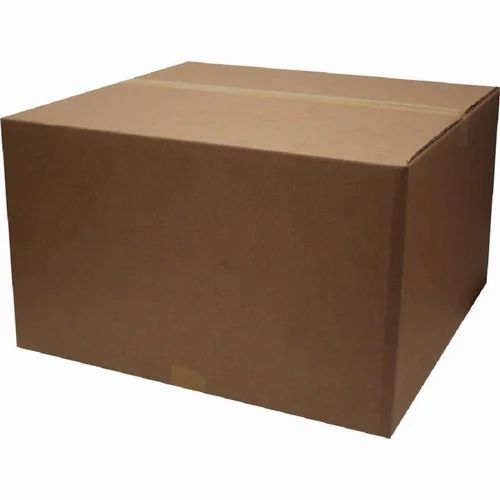 Industrial Corrugated Box - Half Slotted Type, 25Kg Capacity, Biodegradable Virgin Kraft Paper, Brown Color, Gloss Varnish Finish, Ideal for Apparel, Electronics, Food, Gifts & Crafts, Home Appliances