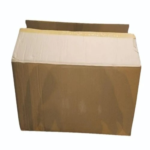 7 Ply Corrugated Box - Material: Corrugated Board, Size: 22x22x18 Inch, Color: Brown | Suitable for Apparel, Personal Care Packaging