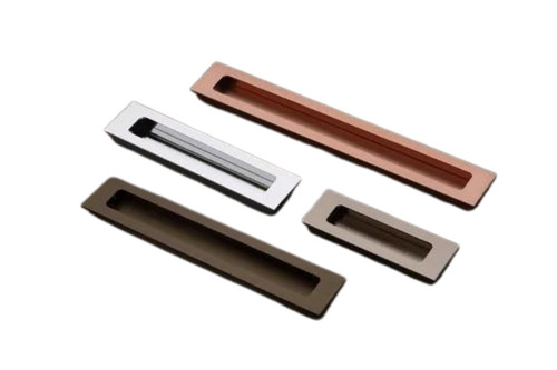 Concealed Door Handle - Chrome Finish, Nickel Finish, Brass Finish | Multicolor, Good Quality, Box Packaging, Ideal for Home Applications