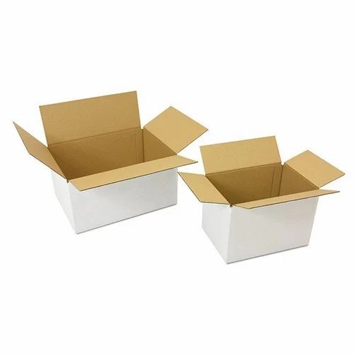 Duplex Carton Box - White Coated Recycled Liner, 140/150 GSM, Die Cut Design for Food Packaging, Gloss Varnish Finish, Disposable Quality