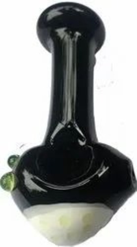 Glass Smoking Pipe - 2.5 Inch Transparent Art Glass Design | Good Quality, Lightweight 50gm, Ideal for Smoking