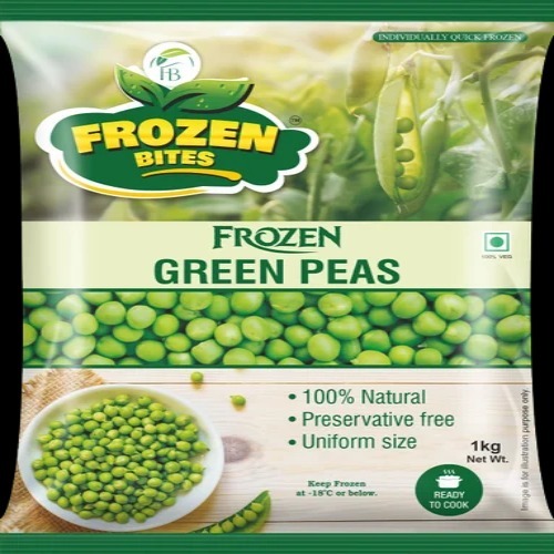 Frozen Green Peas - Raw, Fresh Texture | Picked at Peak Freshness, Sweet Taste, High in Fiber and Protein, Rich in Vitamins A, C, K
