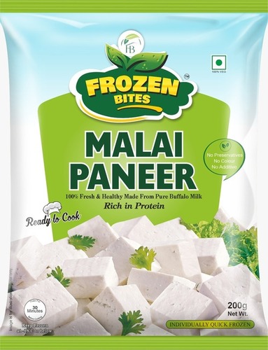 Frozen Malai Paneer - 1 Kilogram Vacuum Pack | Creamy Texture, Fresh Milk, Smooth Consistency, No Preservatives, Ideal for Indian Dishes