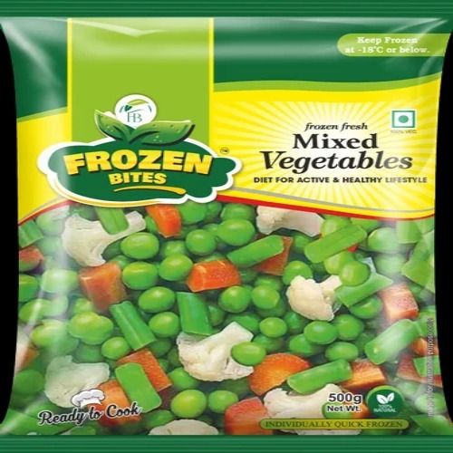 Frozen Mixed Vegetables - Fresh Raw Peas , Nutrient-Rich Variety Without Preservatives or Additives, Convenient and Long Shelf Life