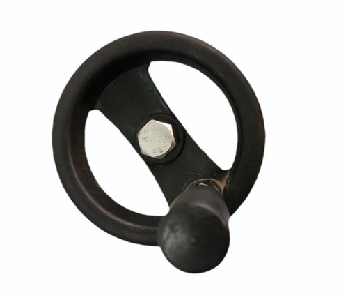 Hand Wheels - Aluminum, Compact Size, Black | Ergonomic Design, Durable Build, Easy Operation, Smooth Rotation, High Torque, Non-Slip Grip, Heavy Duty Precision Control