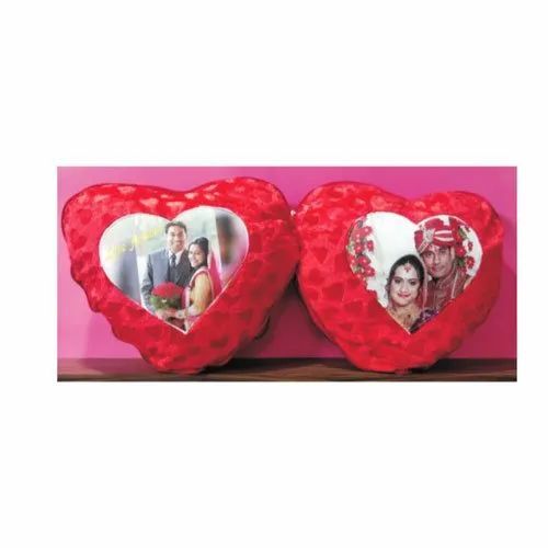 Heart Shaped Sublimation Couple Cushion