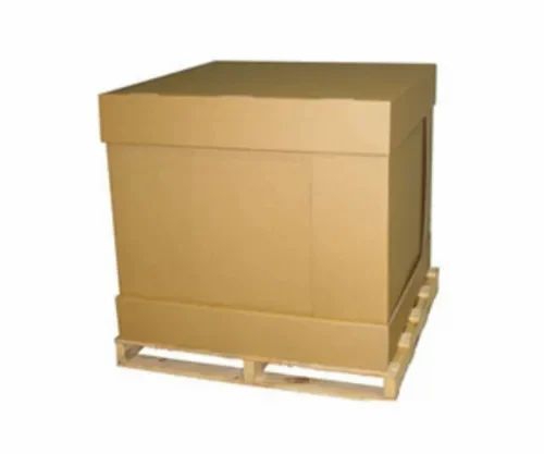 Heavy Duty Industrial Corrugated Boxes - 7 Ply Triple Wall Virgin Kraft Paper, 80 Kg Load Capacity, Square Shape, Brown Color, 180 GSM | Ideal for Electronic Products
