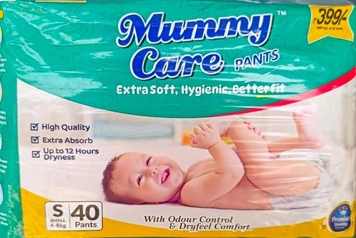 Infant Diaper - Cotton Material, Size S/M/L/XL/XXL, White Color | 100% Pure, Extra Soft, Skin-Friendly, Anti-Rash, Breathable, All Round Protection