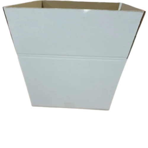Laminated Corrugated Boxes - Multisize Plain White Packaging | Rectangle Shape, Matte Finish, Suitable for Apparel & Personal Care