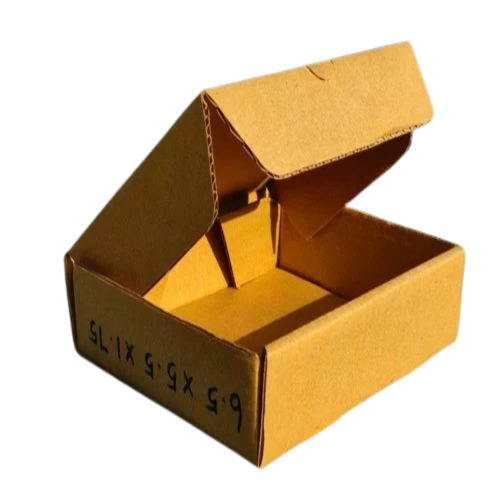Packing Corrugated Box - Multisizes, Brown Corrugated Board, Matt Finish, Square Shape Ideal for Food, Home Appliance, Personal Care
