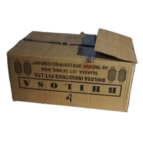 Packing Corrugated Box - Corrugated Material, Multisizes, Brown Color | Rectangular Shape, Matt Surface Finish, Ideal for Apparel & Personal Care