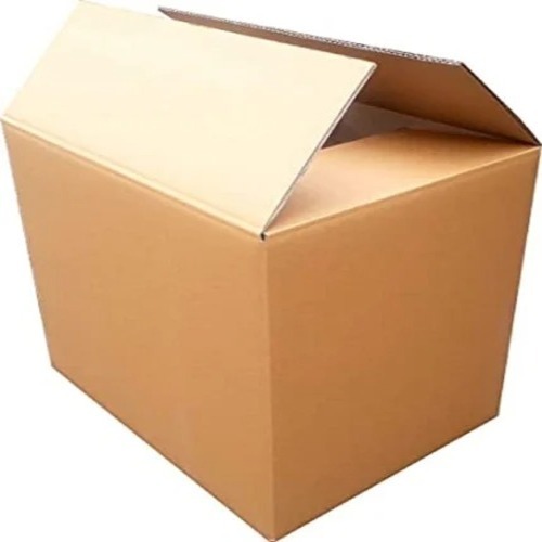 Parcel Corrugated Box - Corrugated Board, Kraft Paper, 10X6X2.5 Inch, Brown | Rectangular Shape, Matt Surface Finish, Multi-Size Packing Solution