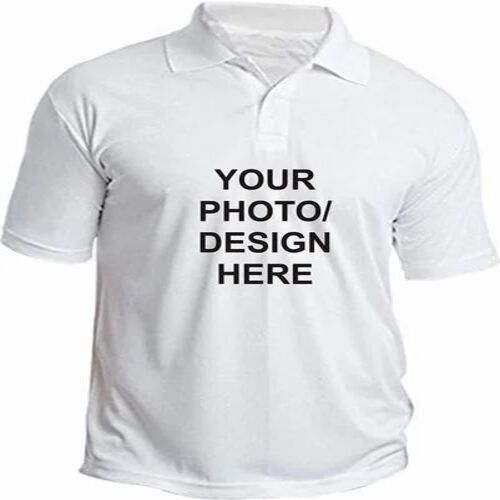 Plain Poly Cotton Half Sleeve Shirt - Customized Sizes, Attractive Multicolor Designs