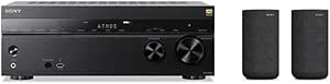 Sony STR-AN1000 7.2 CH 8K A/V Receiver: Dolby Atmos, DTS:X, Bluetooth, WiFi, Google Chromecast, Spotify Connect, HDMI 2.1 and SA-RS5 Wireless Rear Speakers3800