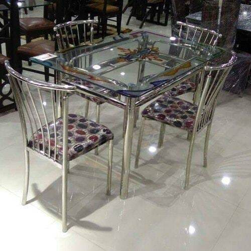 Steel Dinning Table  - Artwork: Machine Made