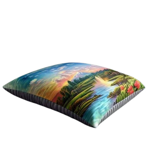 Sublimation Cushions - Satin Fabric, 16x16 Inches, White Color | Vibrant Prints, Soft Texture, Customizable, Durable, Easy Care, Versatile