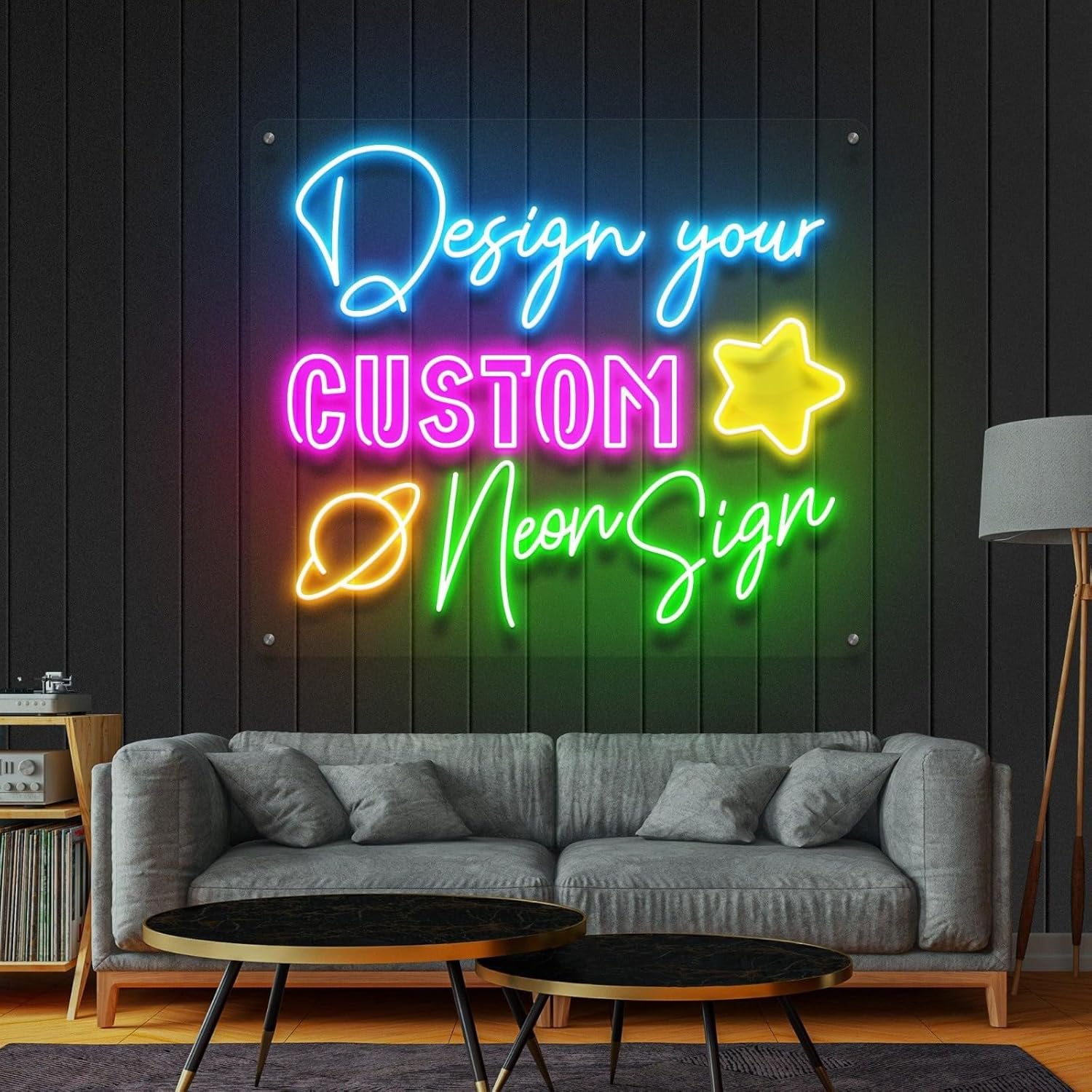 The Seven Colours Customized Led Neon Sign for Wall Decor | RGB Neon Light Sign | Custom Neon Lights | Neon Lights| Custom RGB Light Sign