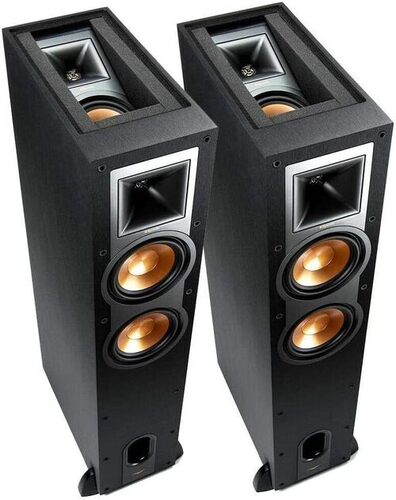  Klipsch Reference R-26FA Floorstanding Speaker, Black, Pair