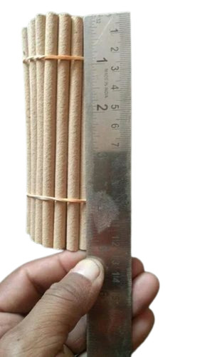 Raw Dhoop Sticks - 5 Inches, 6mm Thickness | Fresh, Eco-Friendly, 55-Minute Burning Time, Easy to Clean, Indian Incense