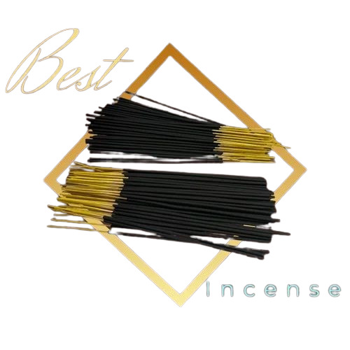 Bamboo Natural Incense Sticks - Charcoal Material, 20 cm Length, Black Color | Eco-Friendly, Mogra Fragrance, 30 Minutes Burning Time, Aromatic Quality