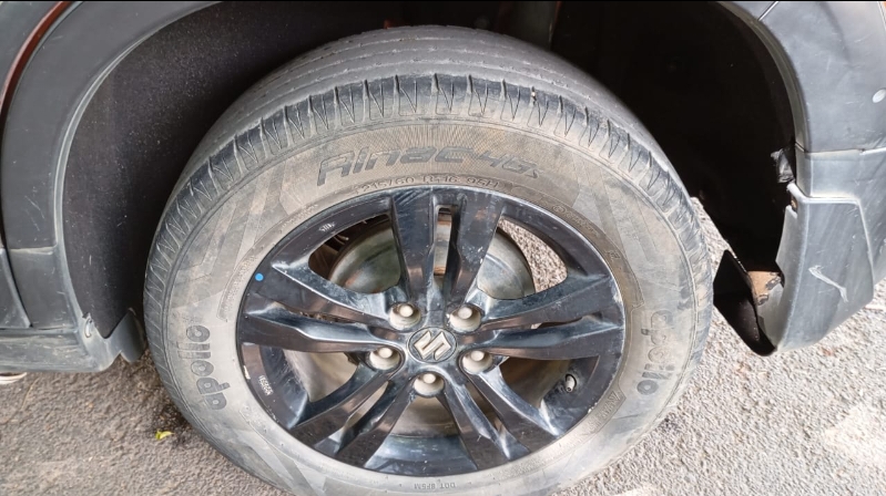 brezza car tyre (used)