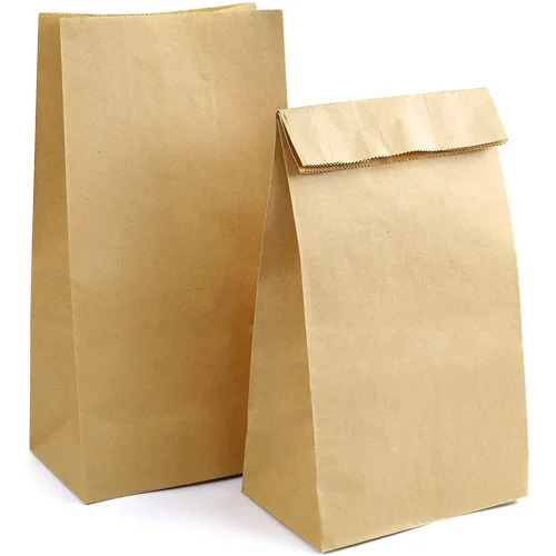 Brown Paper Bags - Max Load: 1  Kilograms (Kg)