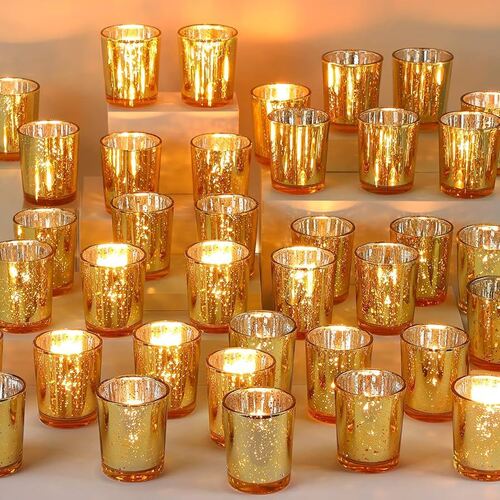 Colorful Candle Glass Votive