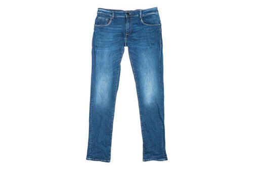 Denim Jeans - Denim Material, All Size, Blue Color | Classic Style, Versatile Wear, Breathable, Flexible Stretch, Reversible Design, Slim & Regular Fits