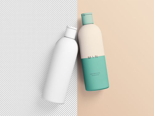 Empty Cosmetic Bottles - Material: Plastic