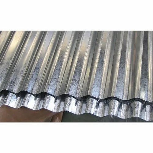 Galvanized Iron Profile Sheet - Galvanized Sheet, Standard Size, Corrugated Ridge Tiles | Zinc-Coated, Weatherproof, Lightweight, Energy-Efficient Insulation