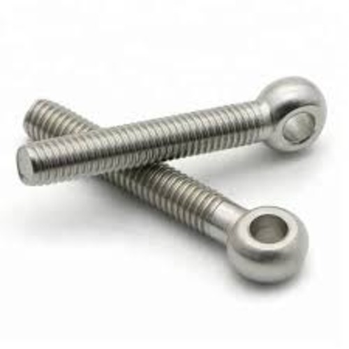 Industrial Eye Bolt - Industrial Grade Silver, Round Head, Quenched & Painted Finish | Rust Free, Corrosion Resistant