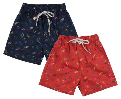 Kids Printed Shorts - Cotton Blend, All Available Waist Sizes, Multiple Colors | Vibrant Designs, Comfortable Fit, Lightweight for Hot Weather, Durable for Active Kids