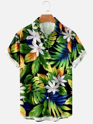 Mens Hawaiian Shirts - Size: Extra Large