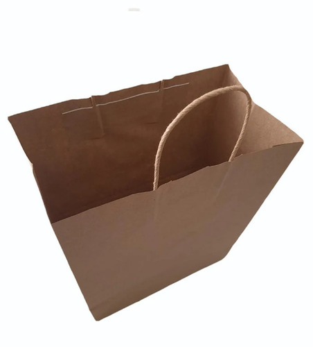 Plain Paper Shopping Bags - Color: Brown