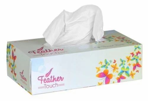 Tissue Paper Boxes - Paper, 22.8x12x5.5 CM, Multi Color | Tissue Paper Packaging Box, Durable Design, Versatile Use