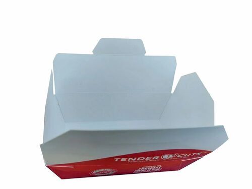 Biryani Packaging Box - Cardboard Paper 400 Gsm, Multi Color, Disposable Box for 500 gm Capacity | Ideal for Biryani Takeaway Solutions