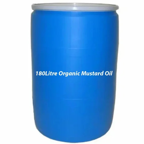 180 Litre Organic Mustard Oil - Product Type: Mono Saturated