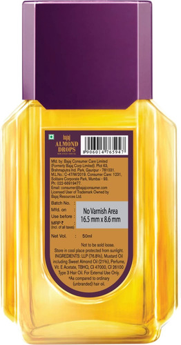 Bajaj Almond Hair Oil - Product Type: Coloring Products