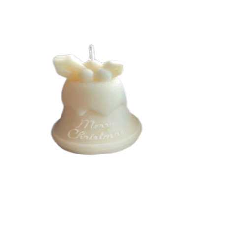 Christmas Bell Candles - Handmade Soy Wax, Multicolor, Scented | Ideal for Home Decoration, Parties, Religious Activities, Cotton Wick