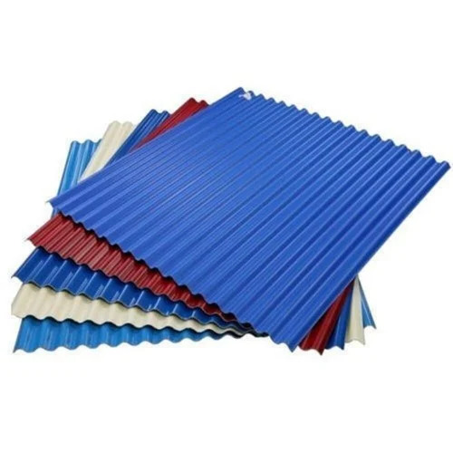 Color Coated Roofing Sheet - 0.45mm Thickness, 900mm to 1500mm Width | Color Steel Material, Double Roman Tile Pattern, Available in Multiple GSM Options